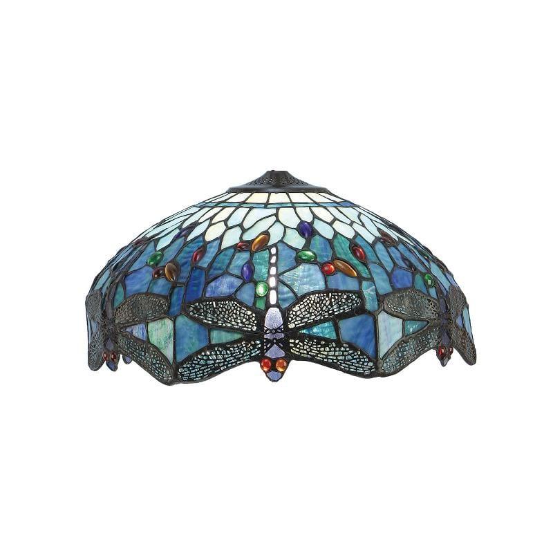 Blue Dragonfly Medium Tiffany Shade by Interiors 1900
