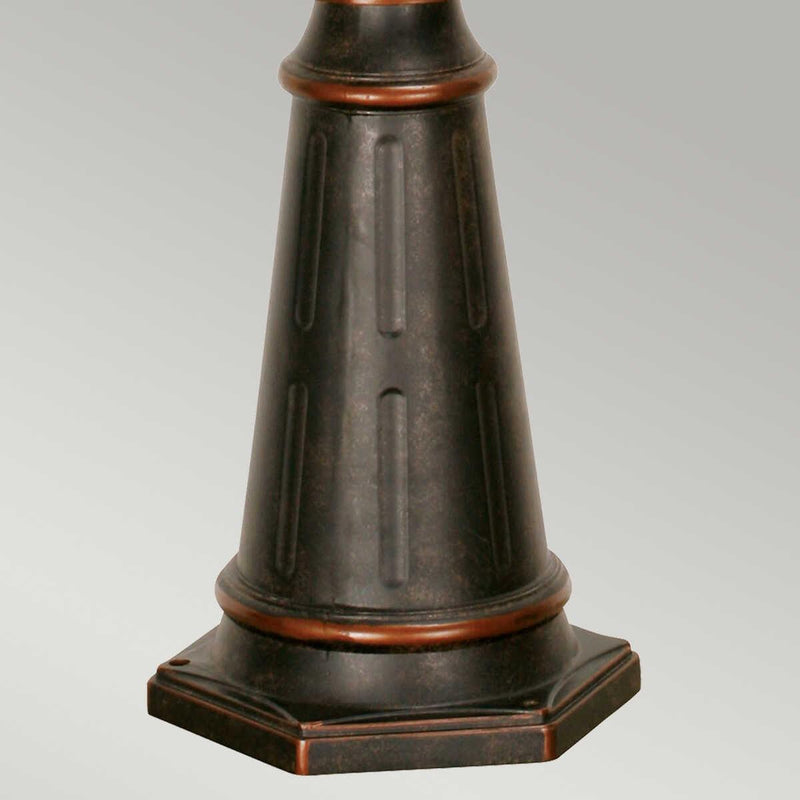 Baltimore Weathered Bronze Large Outdoor Lamp Post Lantern