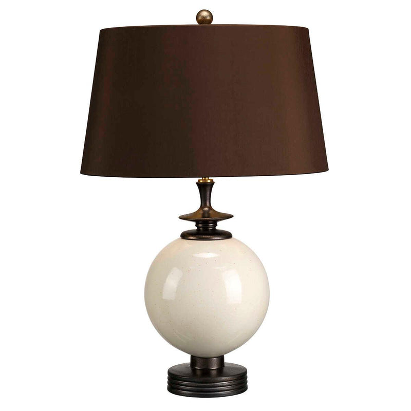 Traditional Table Lamps - Elstead Clara Crean Orb Table Lamp LUI/CLARA & LUI/LS1018 3