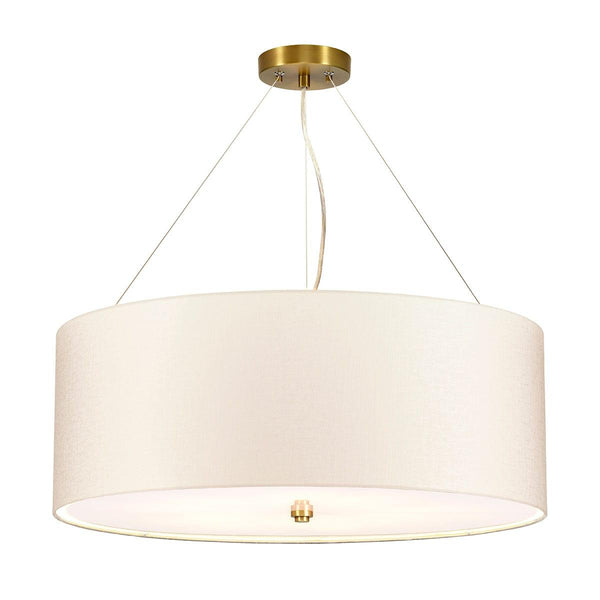 Pearce 26" Pendant with Brass Ceiling Pan Designers Light Box