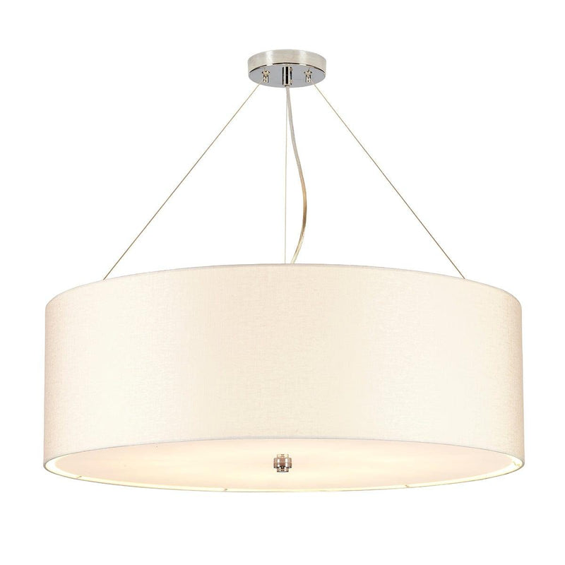 Elstead Pearce 30" Pendant with Chrome Ceiling Pan