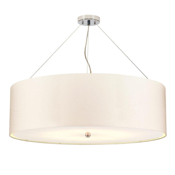 Elstead Pearce 34" Pendant with Chrome Ceiling Pan