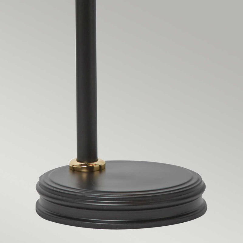 Elstead Douille 1 Light Black & Brass Table Lamp 5