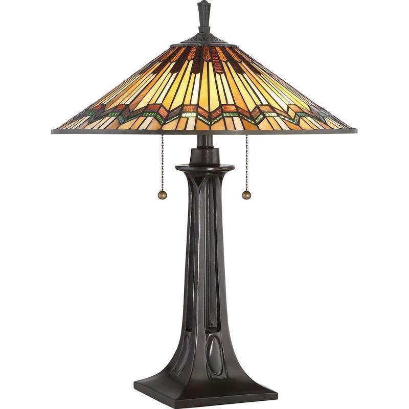 Quoizel Alcott Tiffany Table Lamp