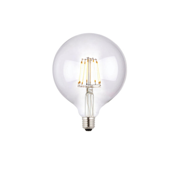 E27 LED 125mm Dia Filament Globe 6w Dimmable Light Bulb