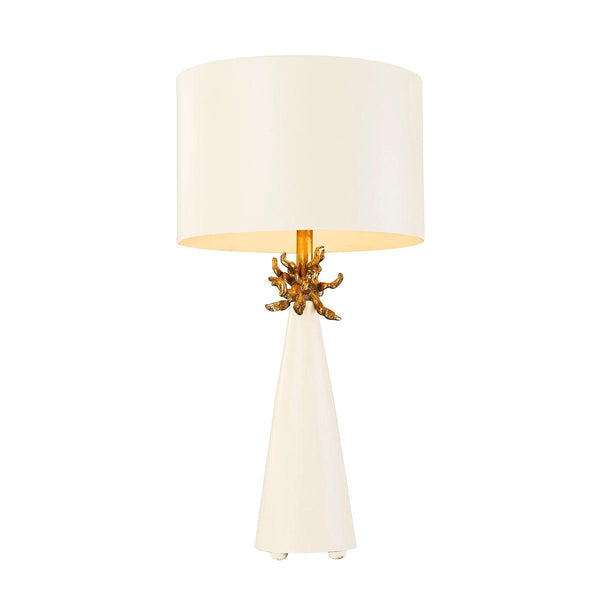 Flambeau Neo 1 Light White Table Lamp 1