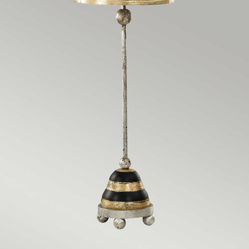 Flambeau Phoenician Gold & Black 1 Light Table Lamp 4
