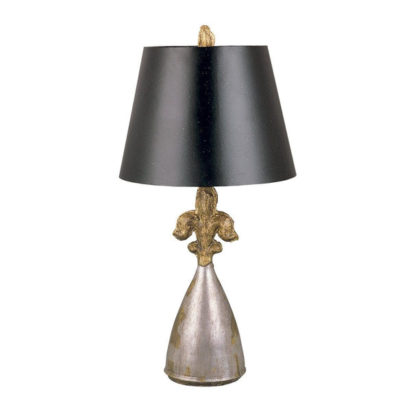 Flambeau Rodrigue 1 Light Table Lamp - Silver & Gold 1
