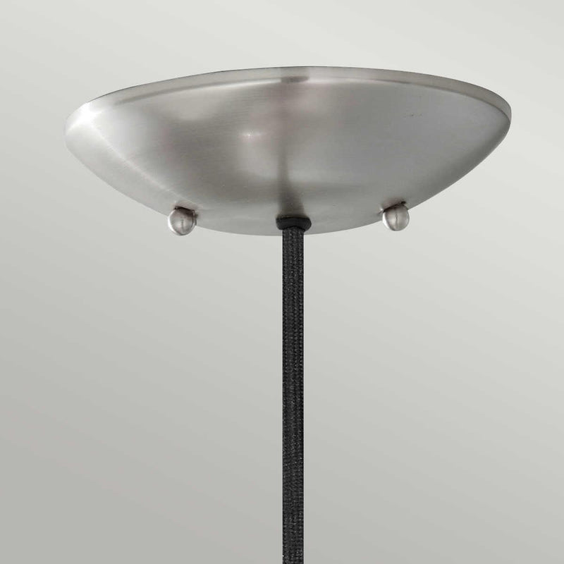 Feiss Beso Bushed Steel Pendant Ceiling Light