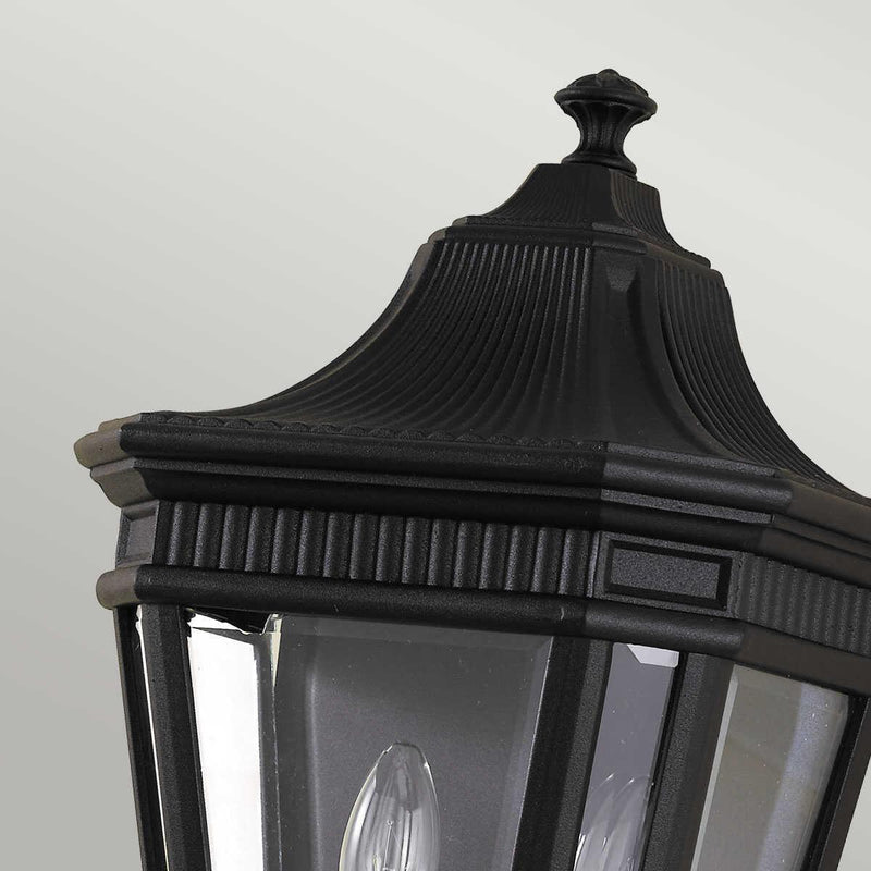 Feiss Cotswold Lane Black Outdoor Half Wall Light