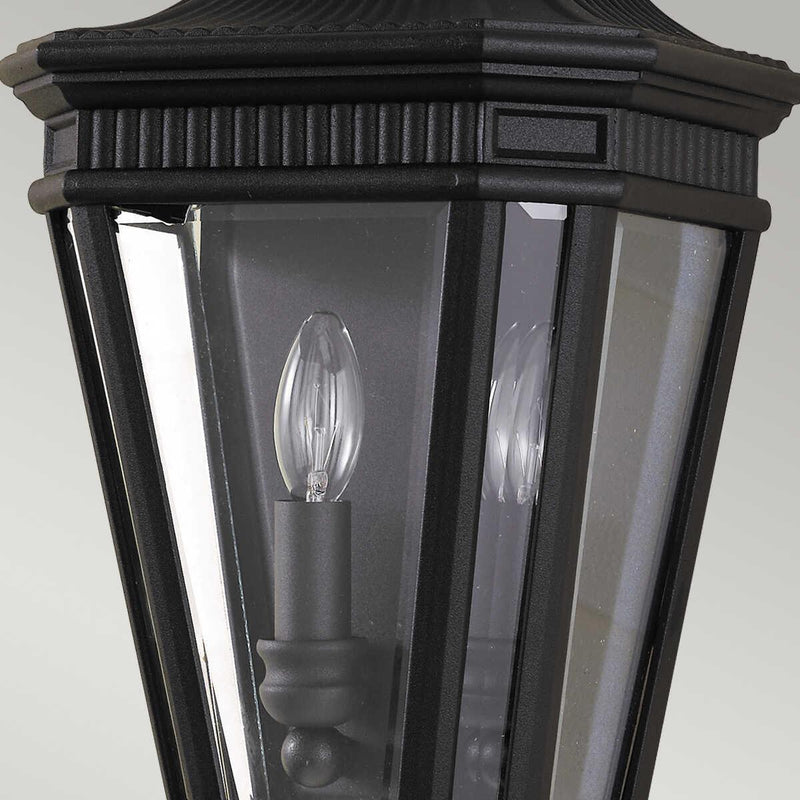 Feiss Cotswold Lane Black Outdoor Half Wall Light