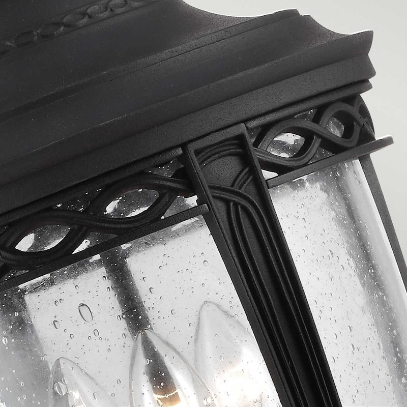 Feiss English Bridle Black Large Outdoor Pendant Light