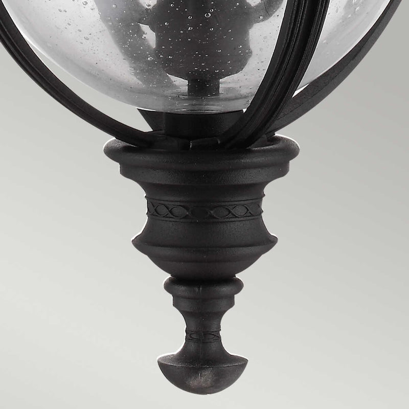 Feiss English Bridle Black Large Outdoor Pendant Light