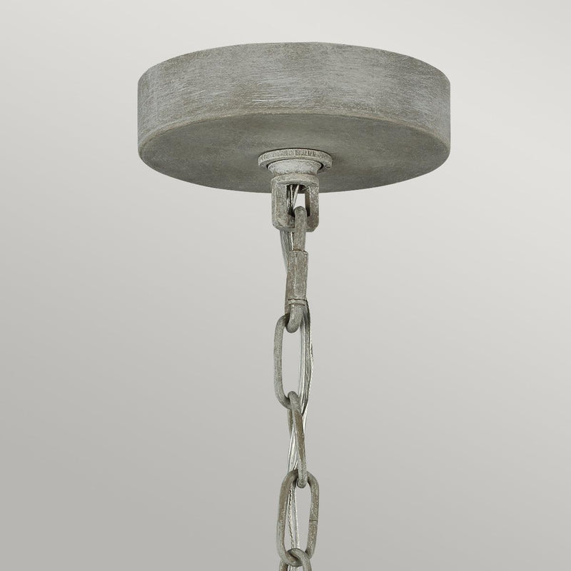 Feiss Maryville 6 Light Grey Chandelier