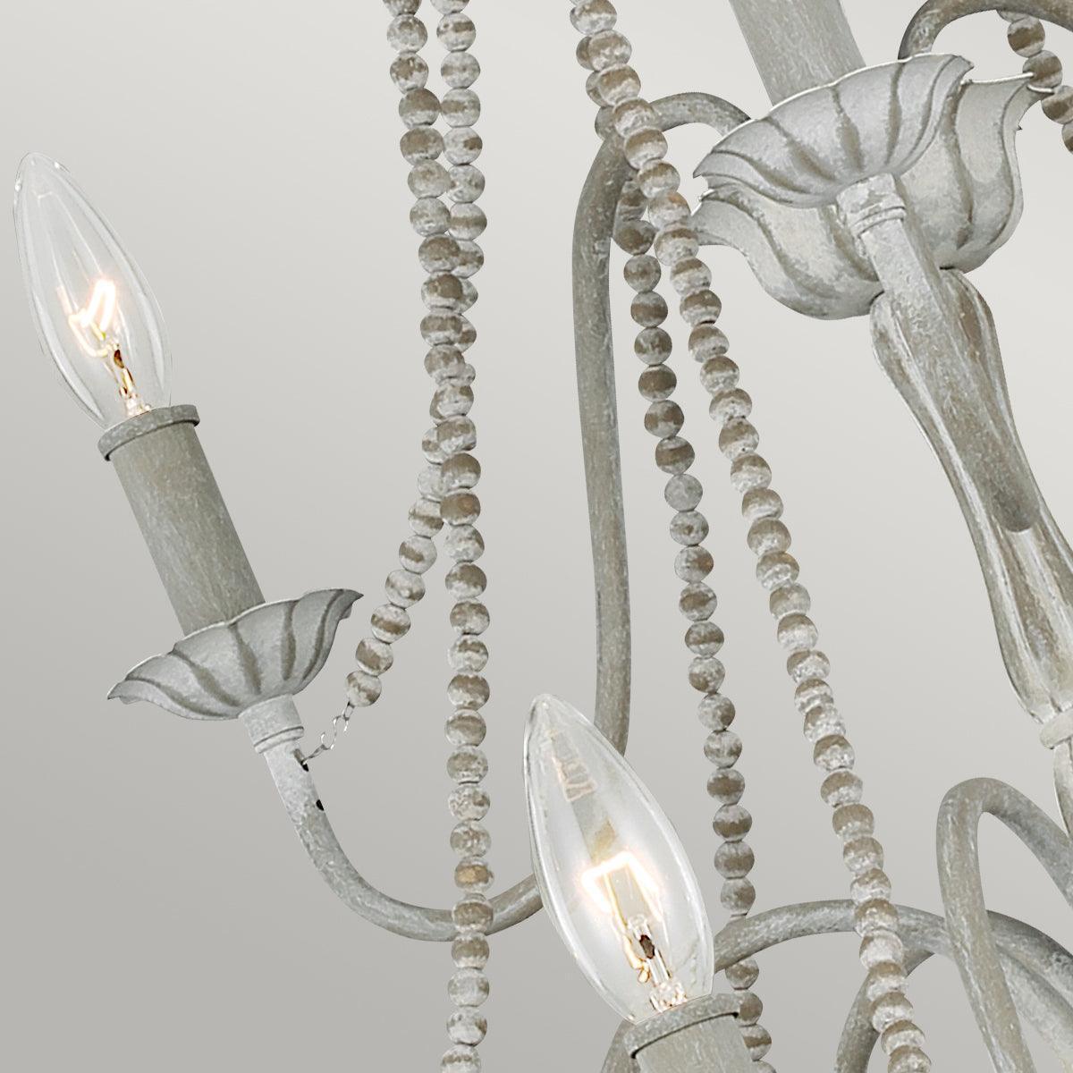 Feiss Maryville 9 Light Grey Chandelier-Elstead Lighting-4-Tiffany Lighting Direct