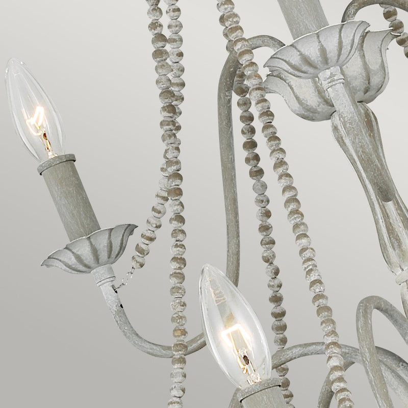 Feiss Maryville 9 Light Grey Chandelier