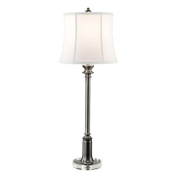 Feiss Stateroom 1 LightAntique Nickel Buffet Table Lamp 1