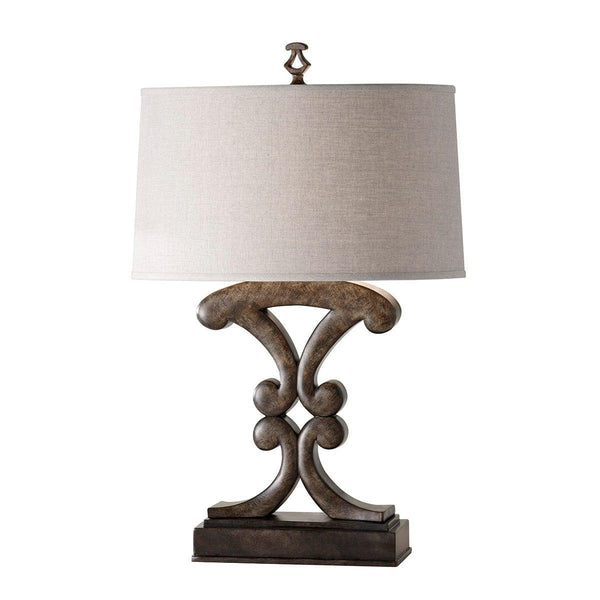Feiss Westwood 1 Light Table Lamp - Weathered Black 1