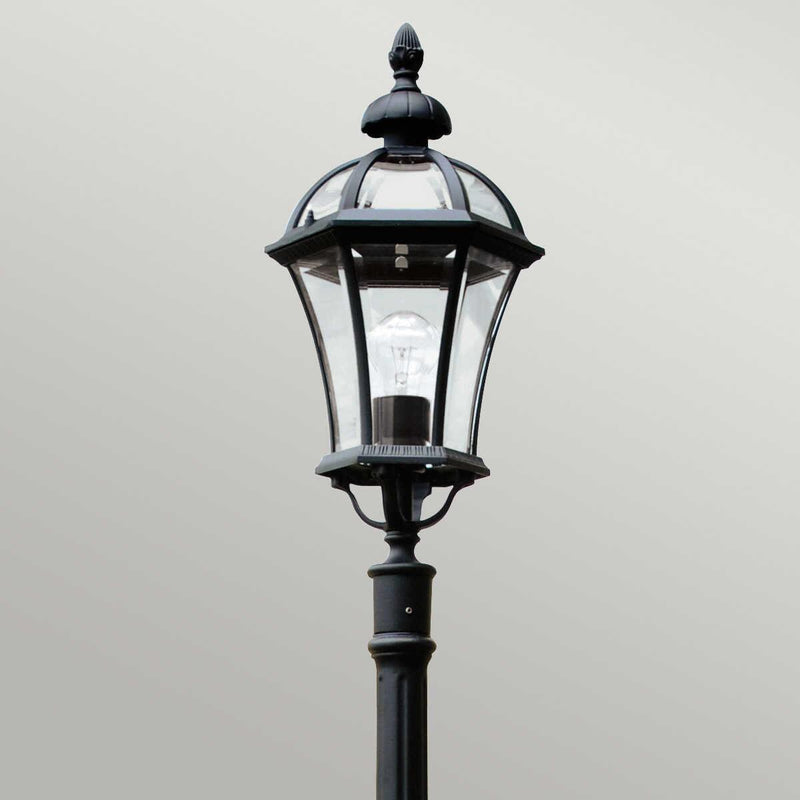 Elstead Ledbury Black Outdoor Lamp Post