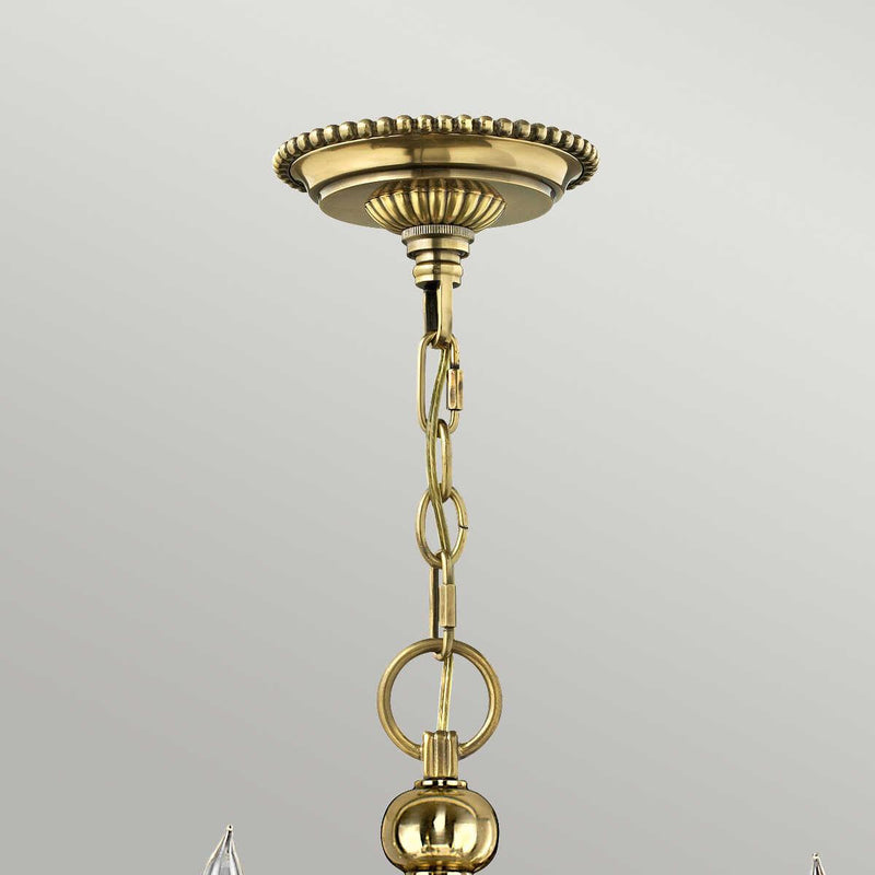Hinkley Cambridge Solid Brass 15 Light Chandelier-Elstead Lighting-4-Tiffany Lighting Direct