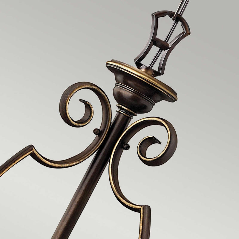 Hinkley Cello Antique Bronze 6 Light Chandelier