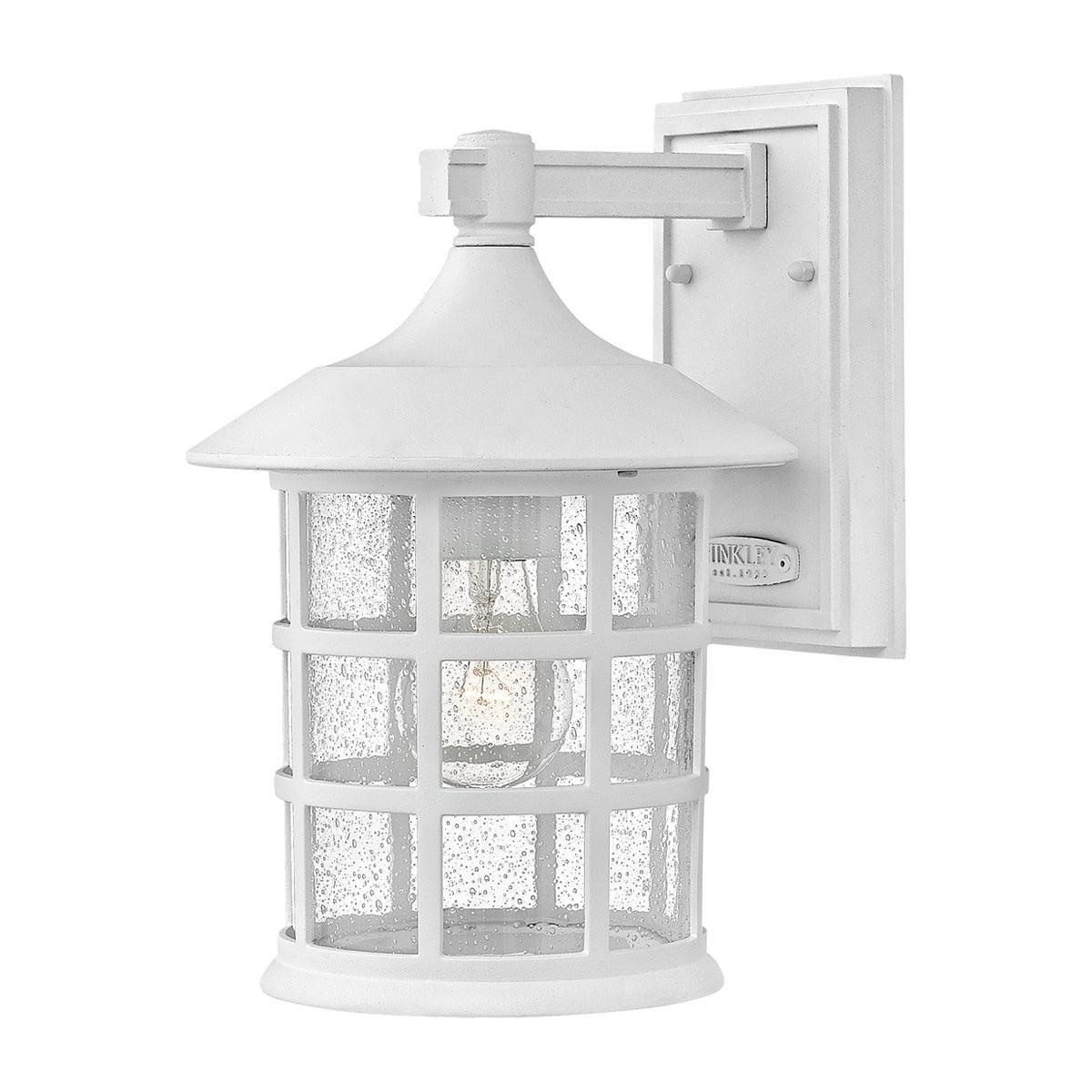 hinkley freeport 1lt medium white outdoor wall lantern