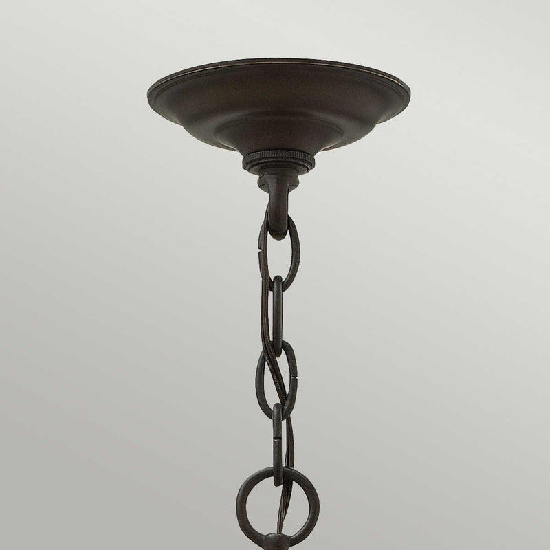 Hinkley Gentry Olde Bronze Large Ceiling Lantern 6 Light