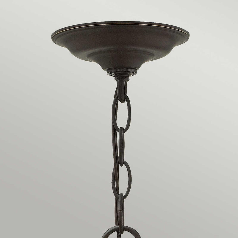 Hinkley Gentry Olde Bronze Small Ceiling Lantern 3 Light