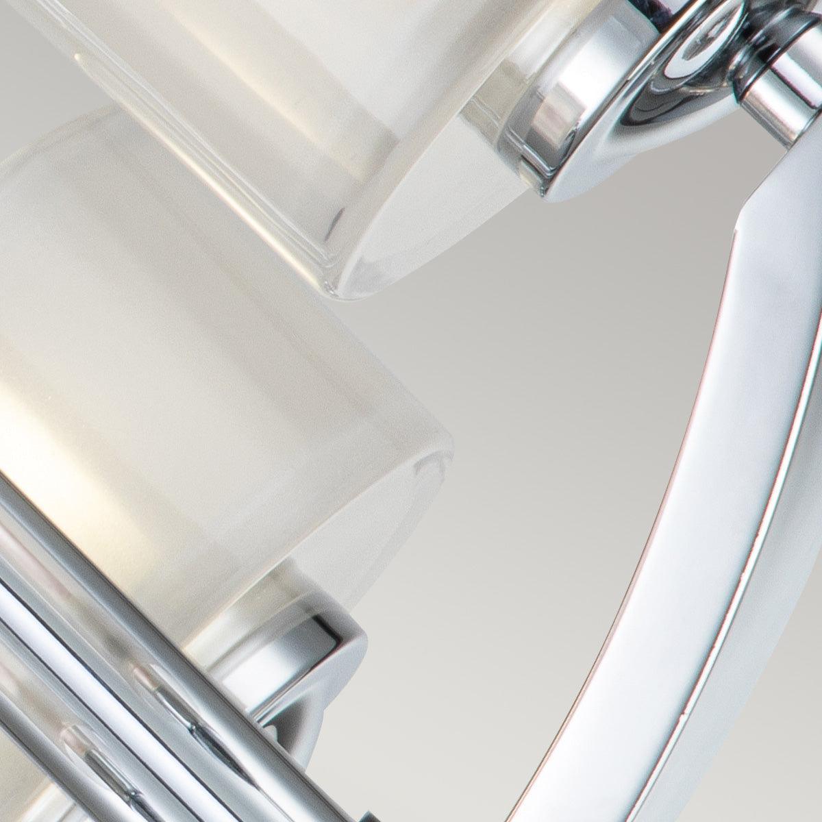 hinkley meridian 3 light chrome bathroom ceiling semi flush Detailed Close Up