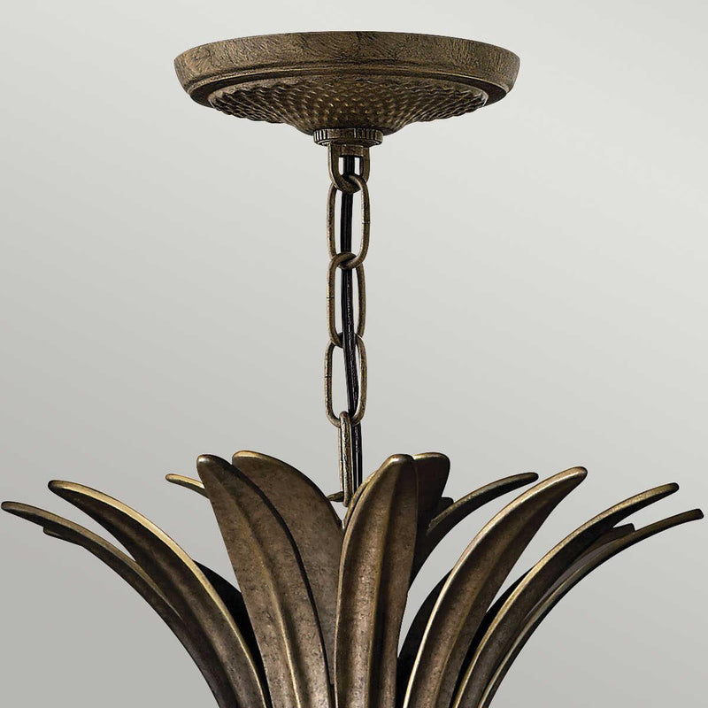 Hinkley Plantation Pearl 4 Light Bronze Ceiling Lantern