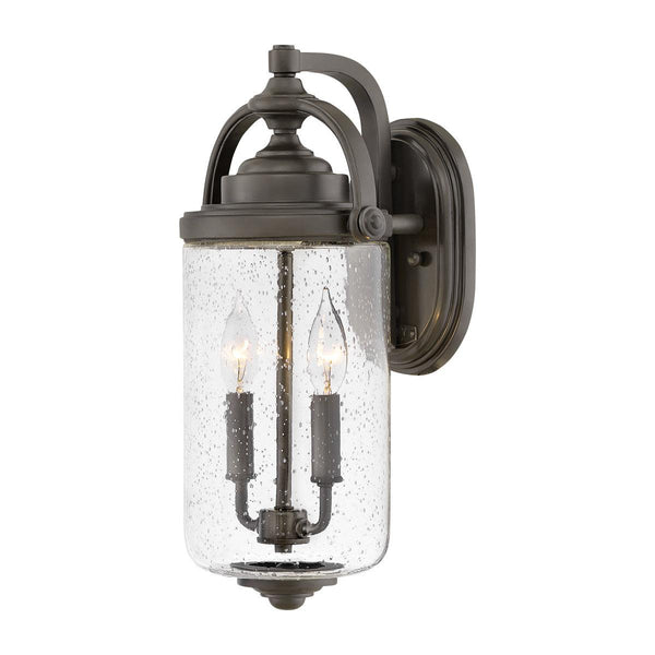 Hinkley Willoughby 2 Light Bronze Outdoor Wall Lantern image 1