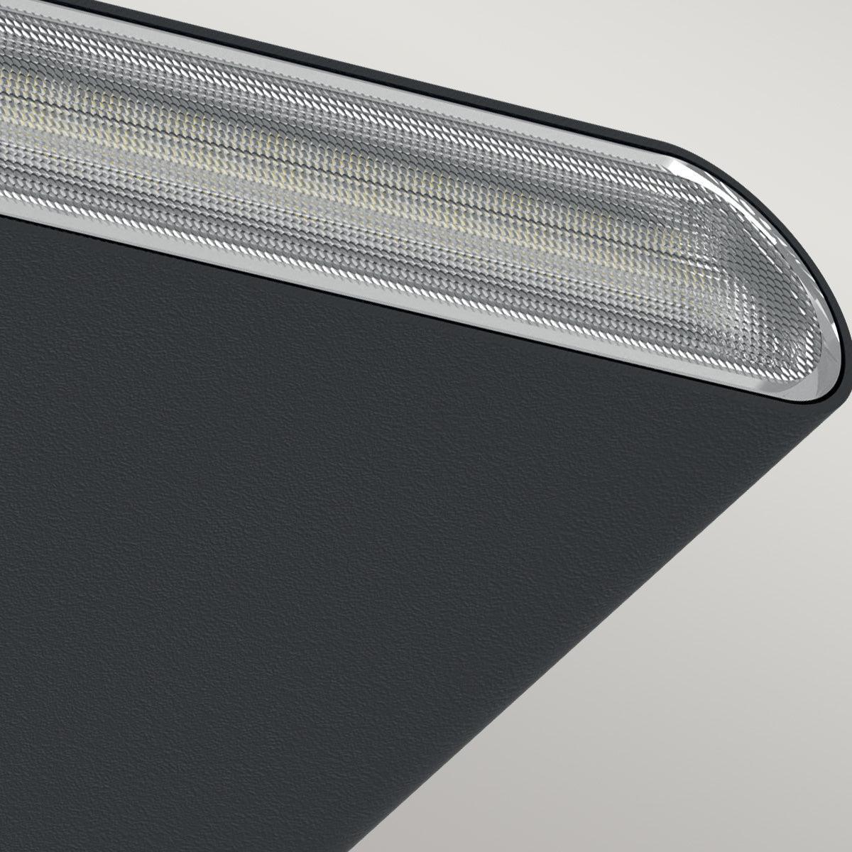 elstead jens led medium black outdoor wall light Living Room Close Up