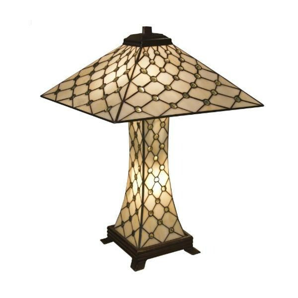 Jewelled Pyramid Tiffany Lamp