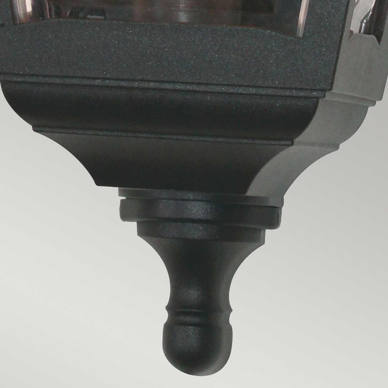 Elstead Kerry Black Outdoor Porch Ceiling  Wall Light