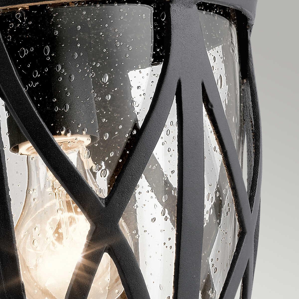 kichler admirals cove light large black outdoor wall lantern Other Close Up