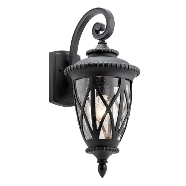 Kichler Admirals Cove 1 Light Large Black Outdoor Wall Light