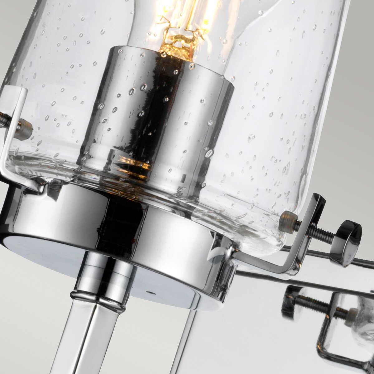 kichler alton 1 light chrome bathroom wall light Living Room Close Up