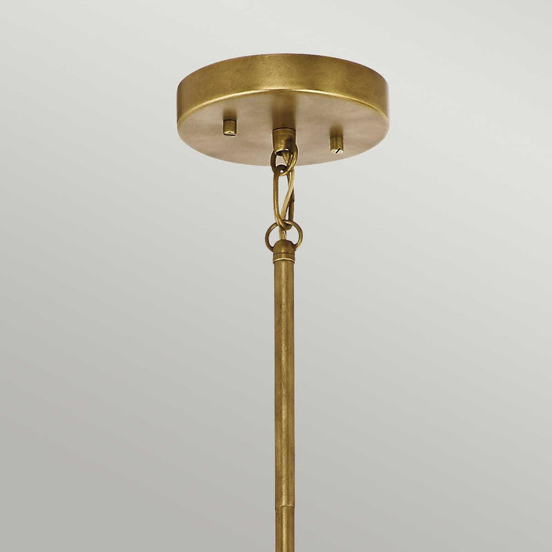 Kichler Aster 3 Light Natural Brass Ceiling Pendant