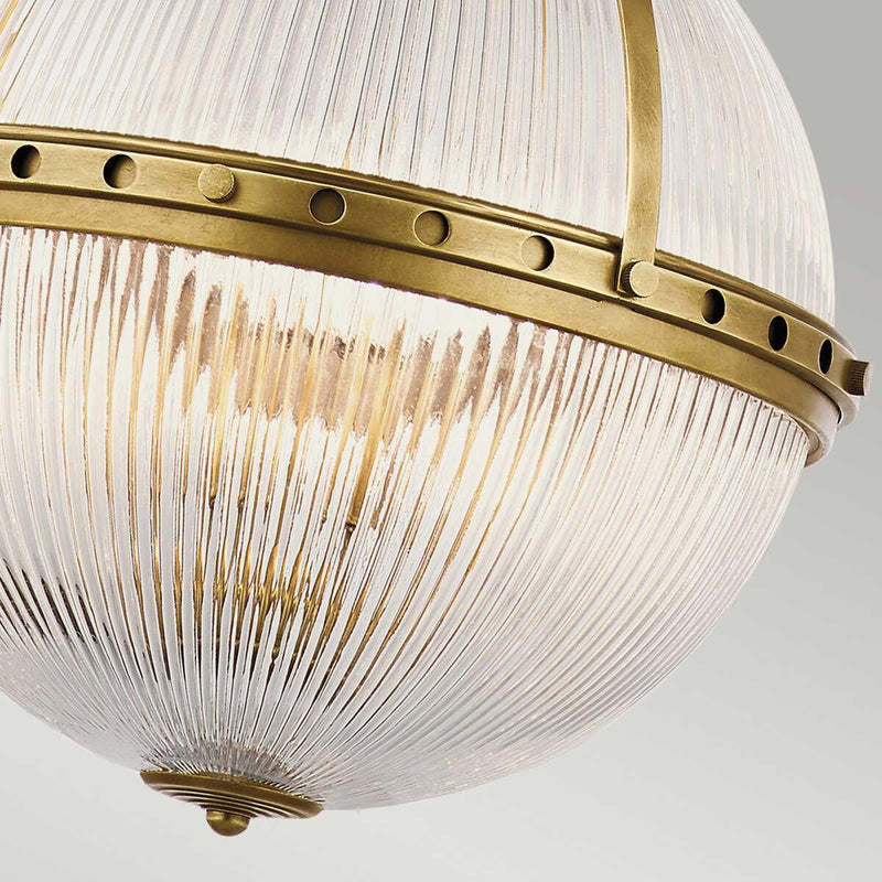 Kichler Aster 3 Light Natural Brass Ceiling Pendant
