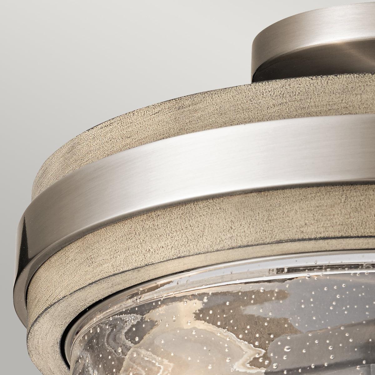 Kichler Grand Bank 2 Light Grey Ceiling Living Room Semi-Flush Image 3