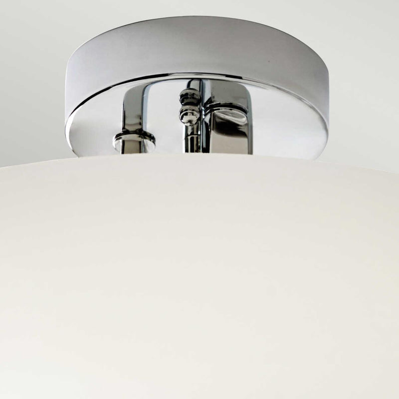 Kichler Hendrik 3 Light Semi Flush Chrome Bathroom Light