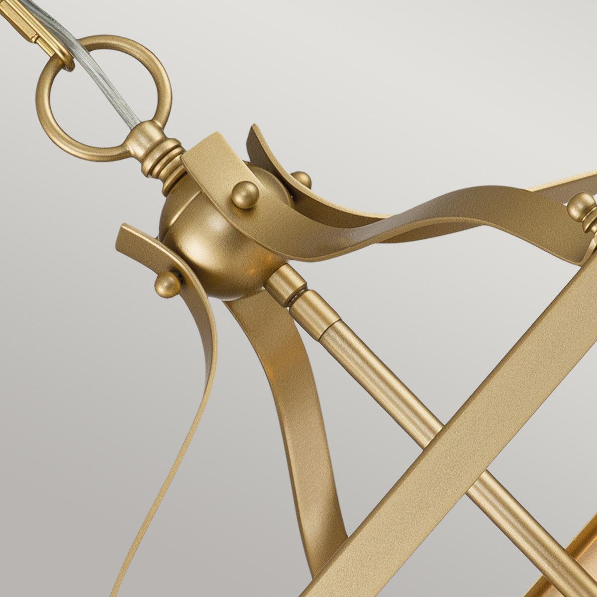 Kichler Larkin 3 Light Brass Medium Pendant-Ceiling Pendant Lights-Elstead Lighting-2-Tiffany Lighting Direct