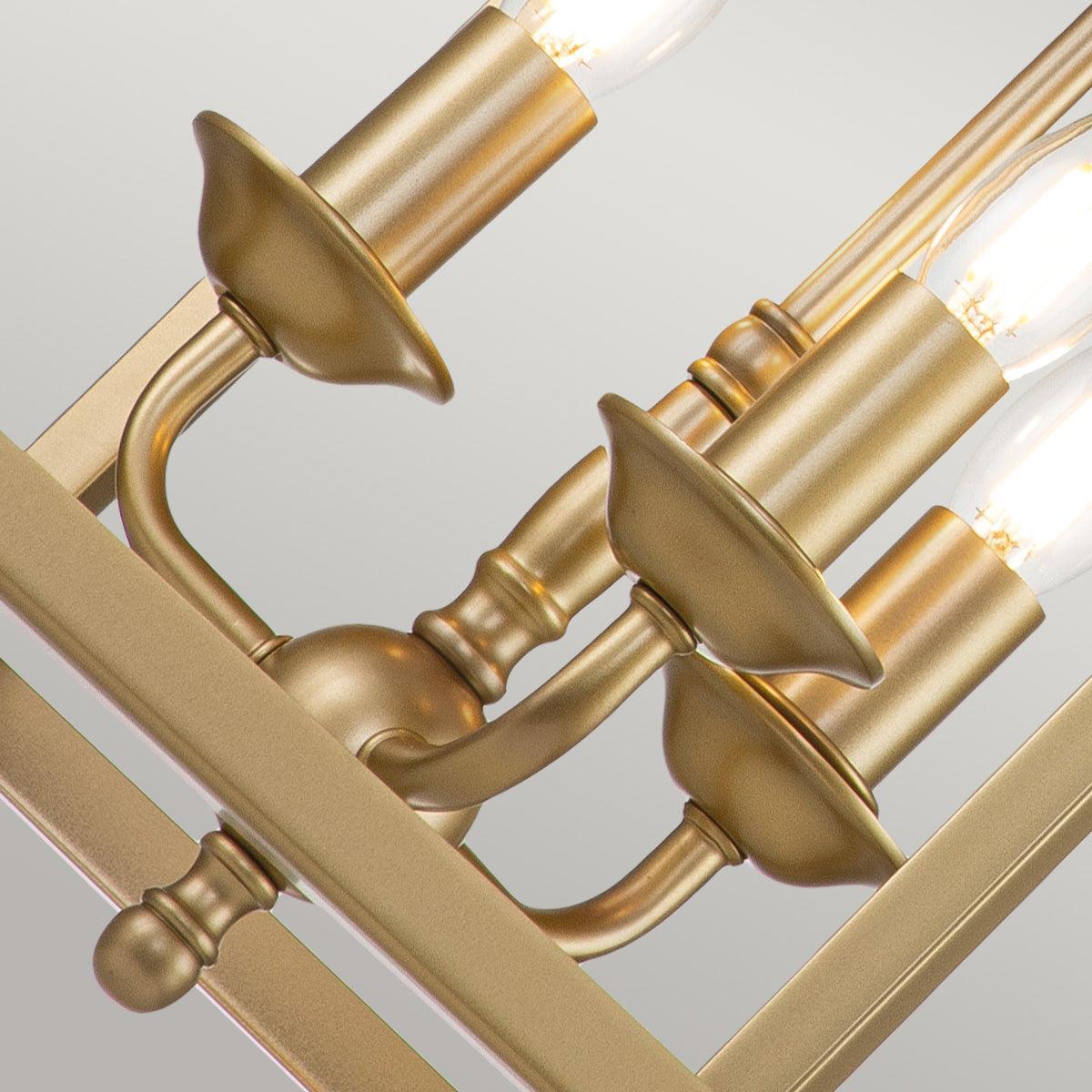 Kichler Larkin 3 Light Brass Medium Pendant-Ceiling Pendant Lights-Elstead Lighting-3-Tiffany Lighting Direct