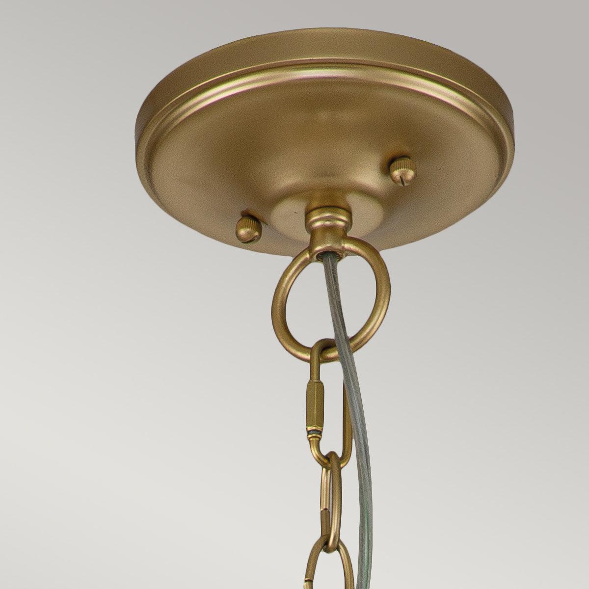 Kichler Larkin 3 Light Brass Medium Pendant-Ceiling Pendant Lights-Elstead Lighting-4-Tiffany Lighting Direct