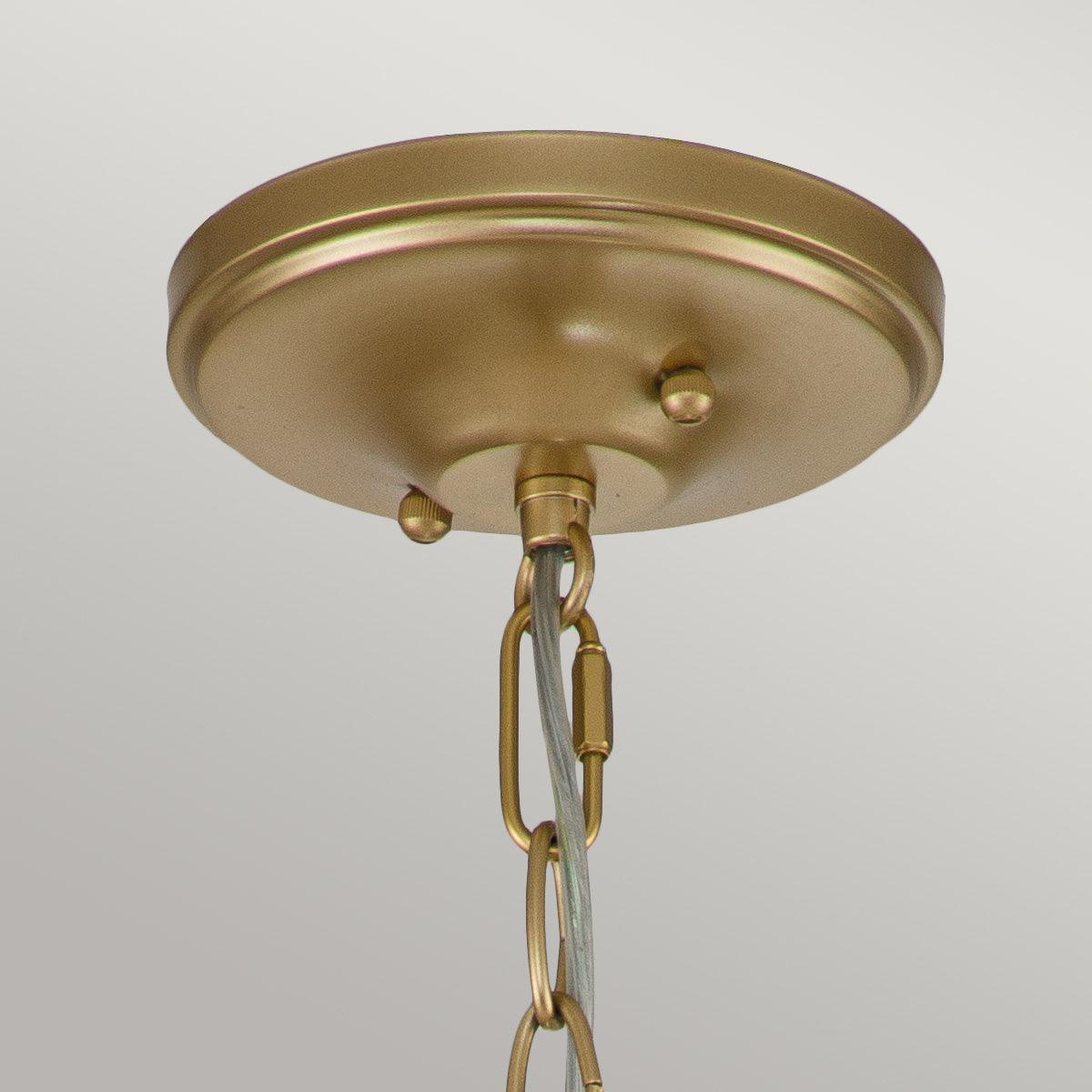 Kichler Larkin 2 Light Brass Small Ceiling Pendant-Ceiling Pendant Lights-Elstead Lighting-4-Tiffany Lighting Direct