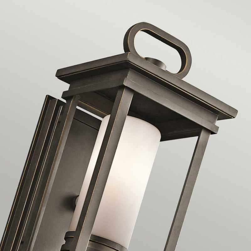 Kichler South Hope Small Outdoor Wall Light by close up image