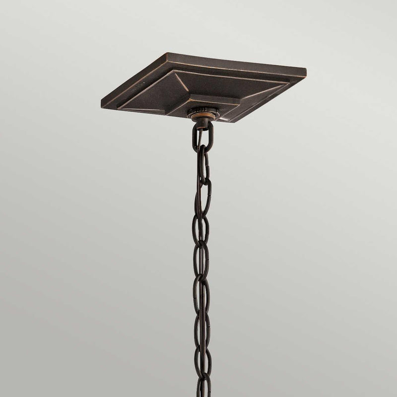 Kichler South Hope Rubbed Bronze Small Outdoor Pendant