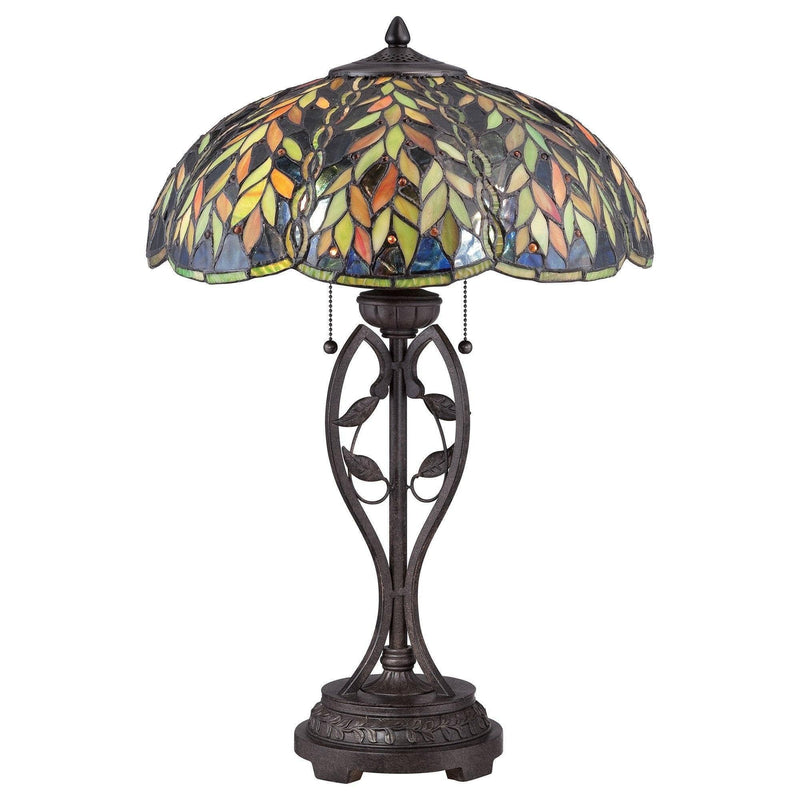 Large Tiffany Lamps - Quoizel Tiffany Belle Large Table Lamp QZ/BELLE/TL