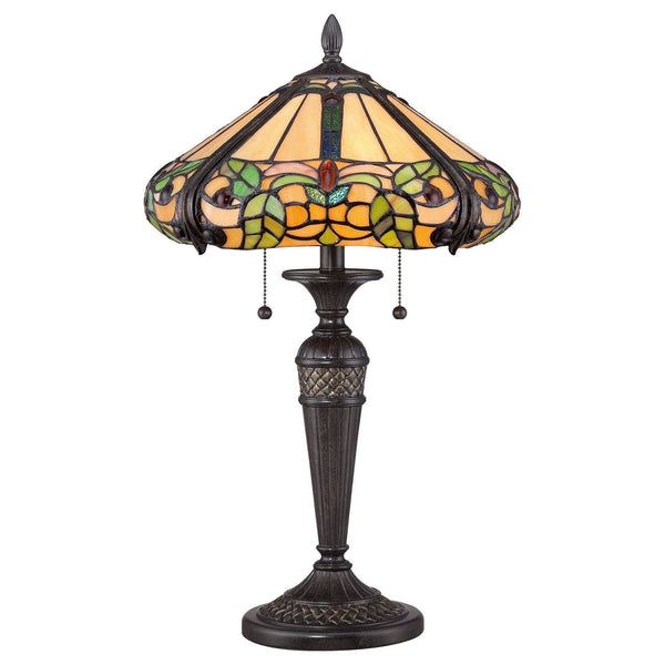 Large Tiffany Lamps - Quoizel Tiffany Harland Large Table Lamp QZ/HARLAND/TL