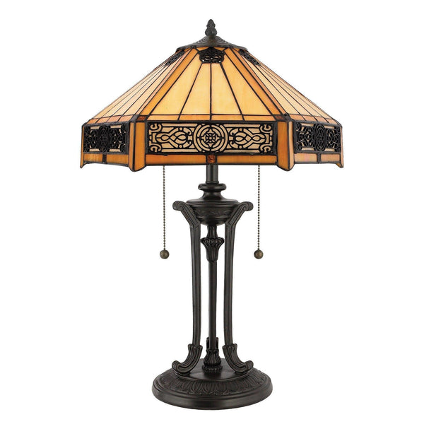 Large Tiffany Lamps - Quoizel Tiffany Indus Large Table Lamp QZ/INDUS/TL